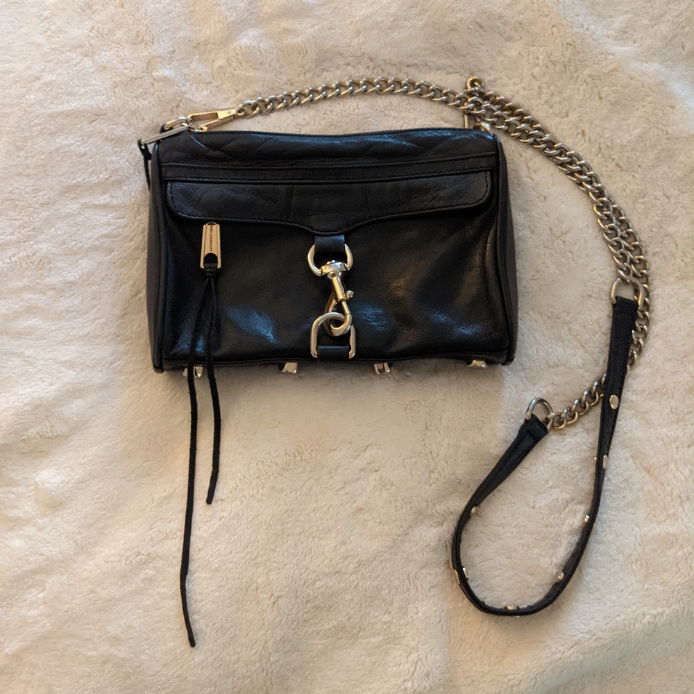 Rebecca Minkoff MAC Mini Crossbody Navy Blue